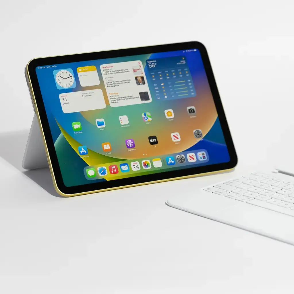 Apple ipad with external bluetooth keyboard